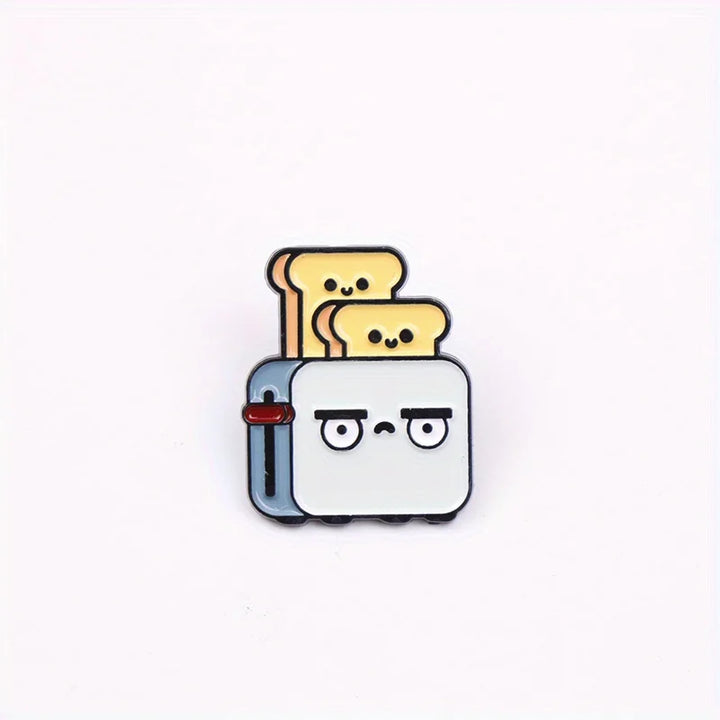 Angry Toast Pin