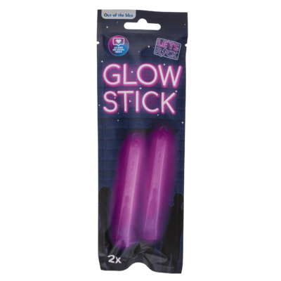 Glow Stick 2er-Pack in Rot – Leuchtstäbe für Festival & Kinderparty
