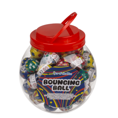 Springball Ø 3,5 cm – bunter Hüpfball für Kinder