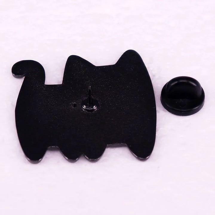 Rückseite des Regenbogen Progressive Katzen Pins