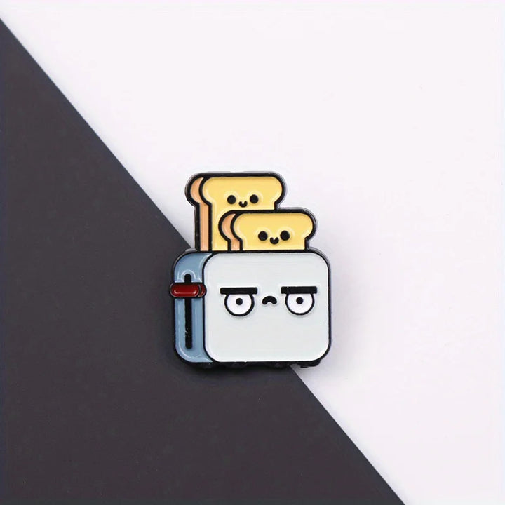 Angry Toast Pin