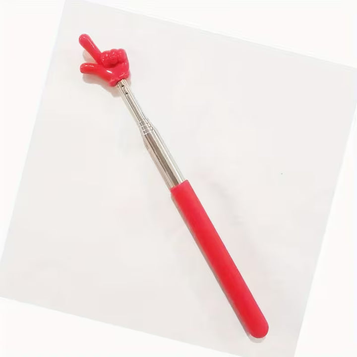 Bunte ausziehbare Zeigestäbe mit Finger-Hand in Rainbow-Farben – Teleskop-Zeigefinger Stick, lustiger Pride-Funartikel von Rainbowsheep