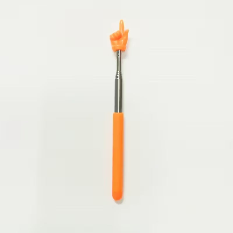 Bunte ausziehbare Zeigestäbe mit Finger-Hand in Rainbow-Farben – Teleskop-Zeigefinger Stick, lustiger Pride-Funartikel von Rainbowsheep